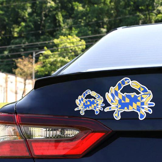 Maryland Full Flag Crab (Blue & Gold) / Magnet - Route One Apparel