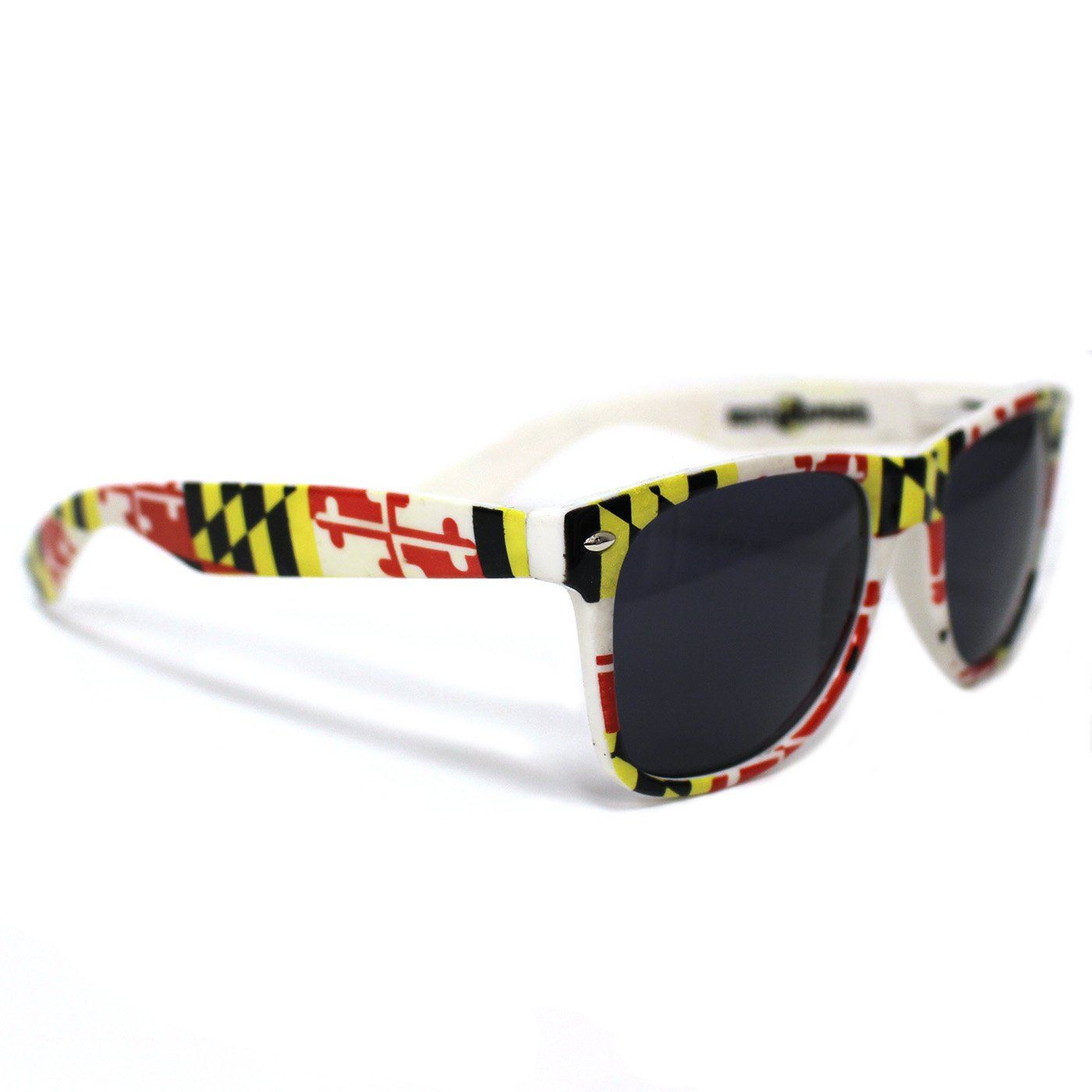 Maryland Full Flag Pattern (White) / Shades - Route One Apparel