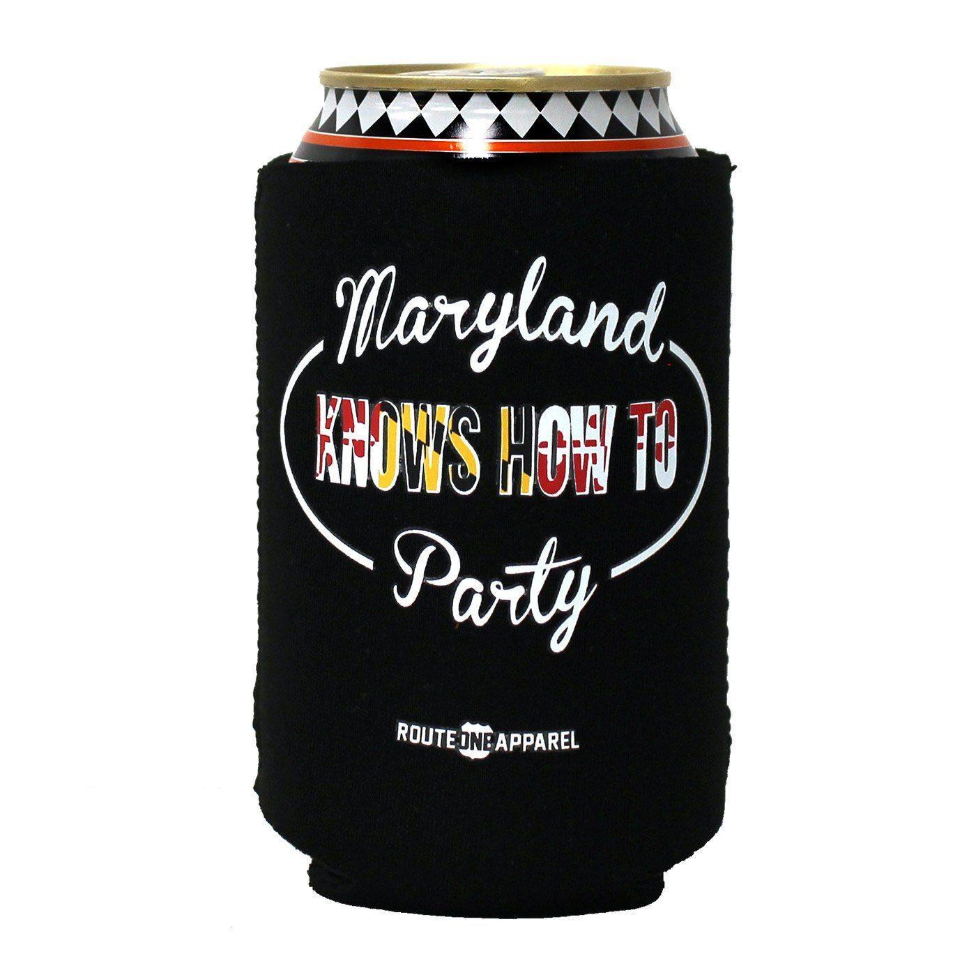 Maryland Knows How to Party / Can Cooler - Route One Apparel