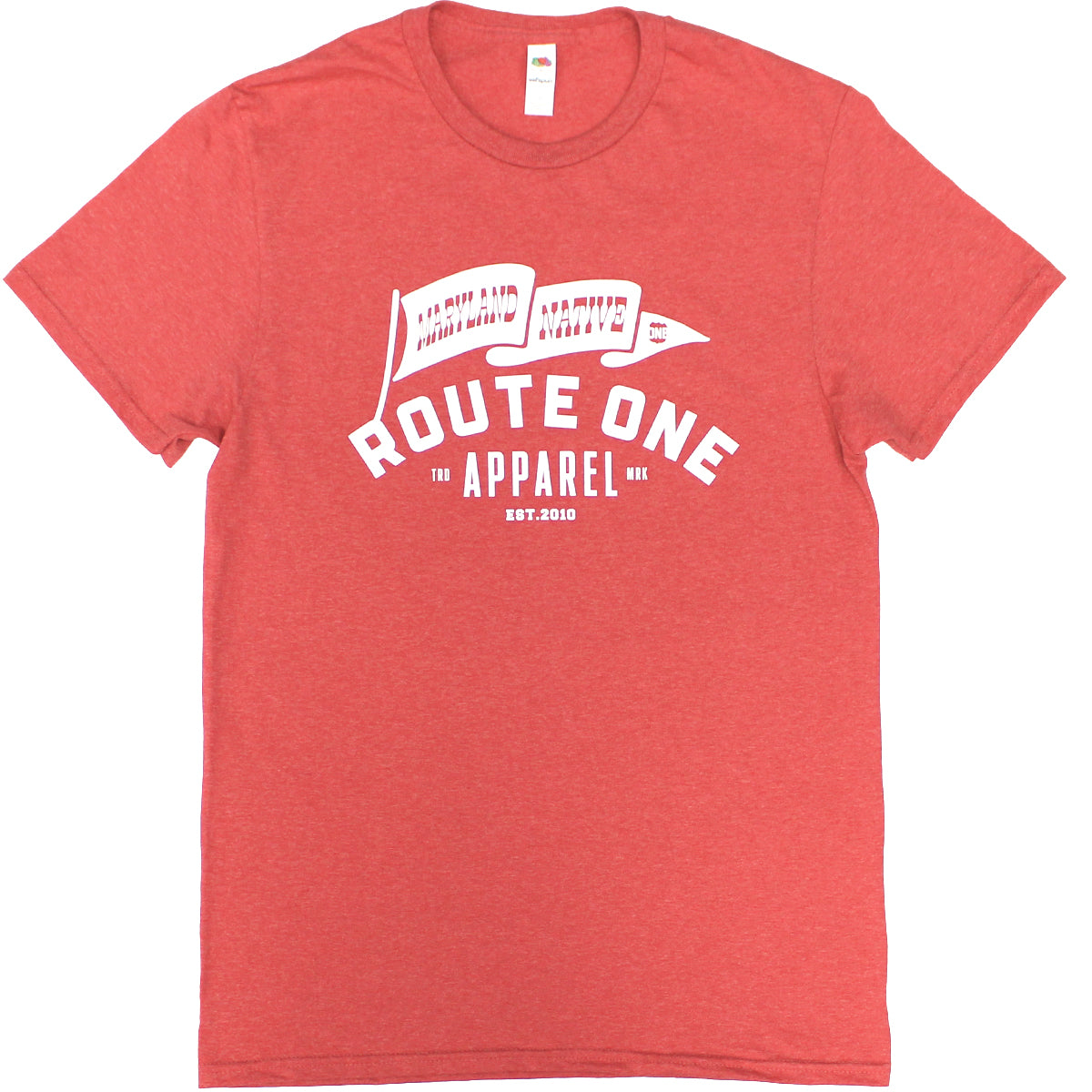 Maryland Native Pennant (Brick Heather) / Shirt - Route One Apparel