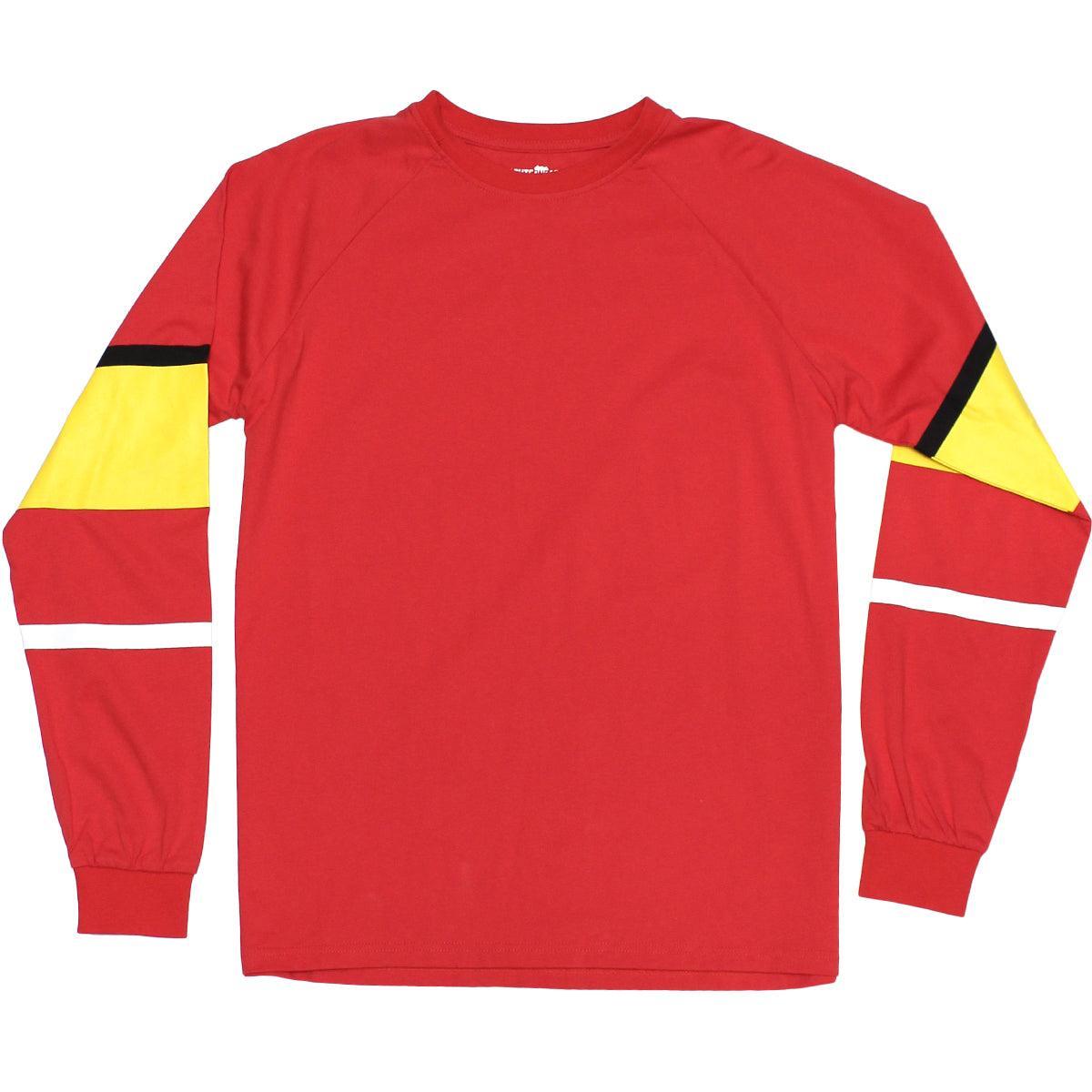 Maryland Stripes (Red) / Long Sleeve Shirt - Route One Apparel