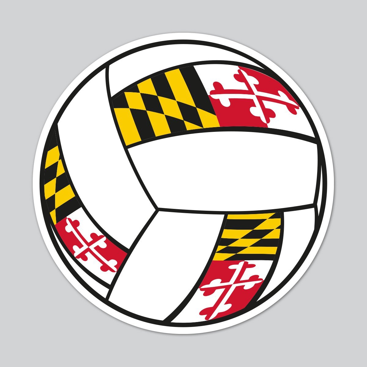 MD Volleyball / Sticker - Route One Apparel