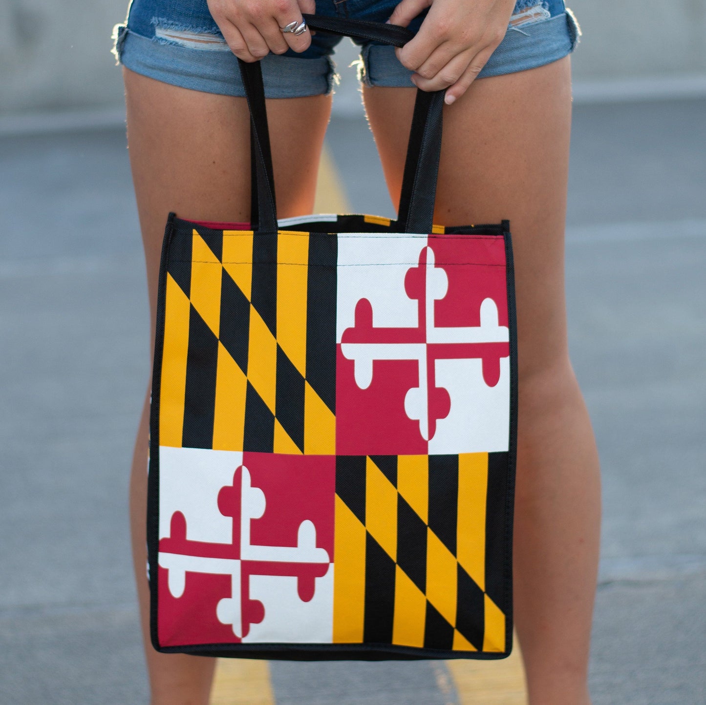 Maryland Flag / Reusable Shopping Bag - Route One Apparel