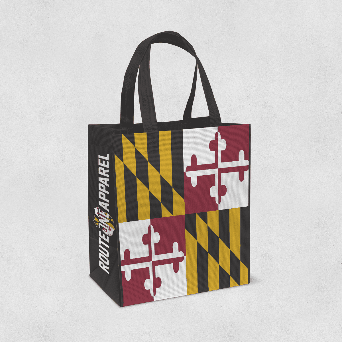 Route One Apparel Maryland Flag / Reusable Shopping Bag 1