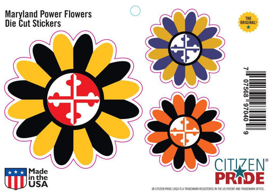 Maryland Power Flowers / Sticker - Route One Apparel