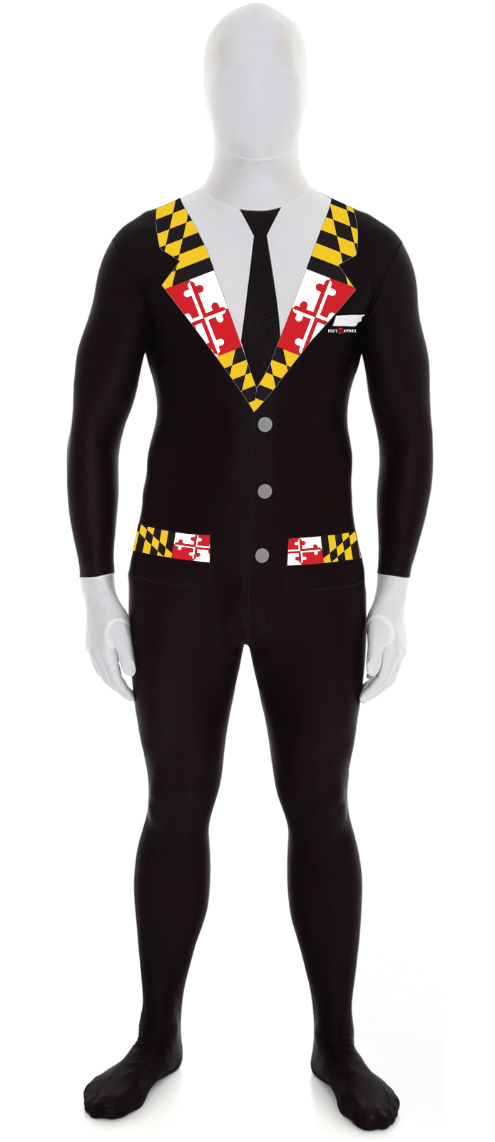 Maryland Flag Tuxedo / Body Suit - Route One Apparel