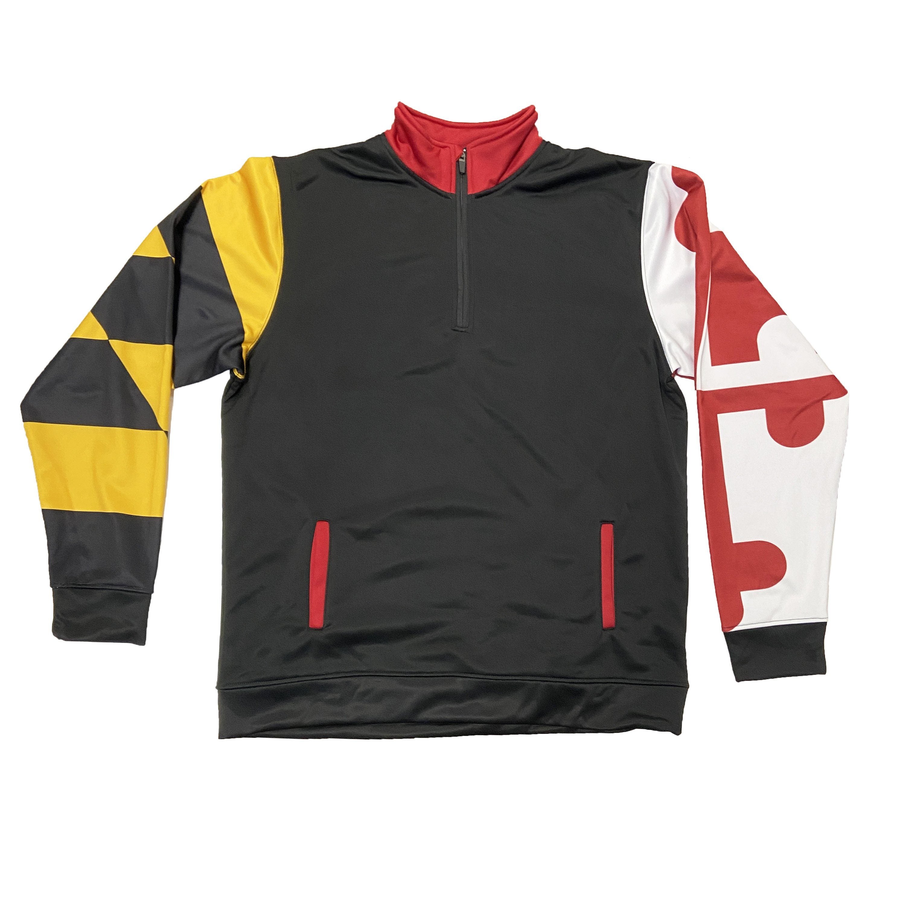Crossland and Calvert Maryland Flag Sleeve / Pullover - Route One Apparel