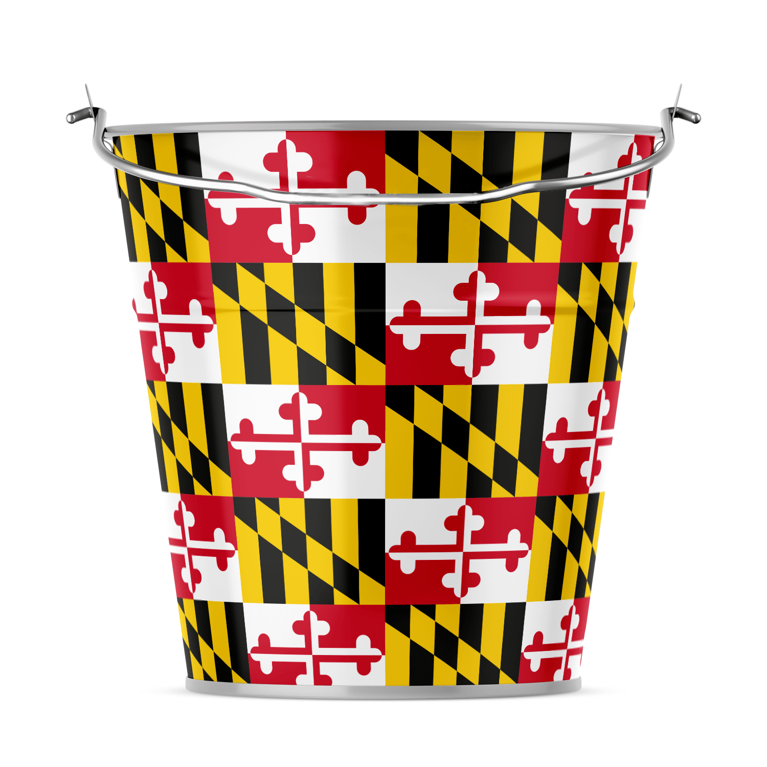 *PRE-ORDER* Maryland Flag / Metal Bucket (Estimated Ship Date: 5/25) - Route One Apparel