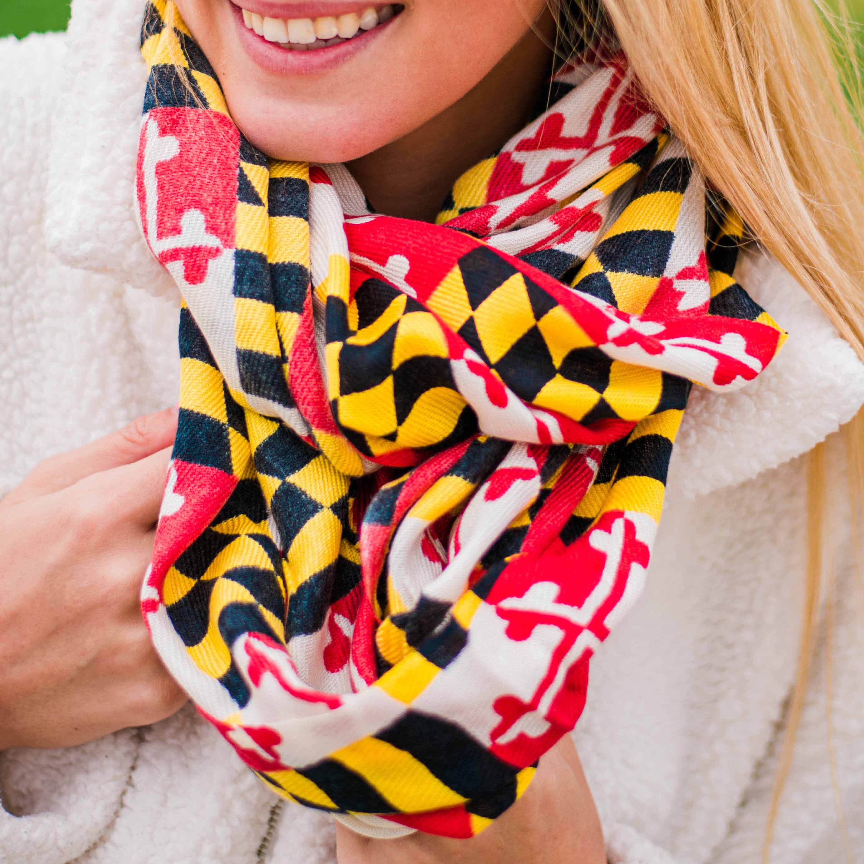 Maryland Flag / Infinity Scarf - Route One Apparel