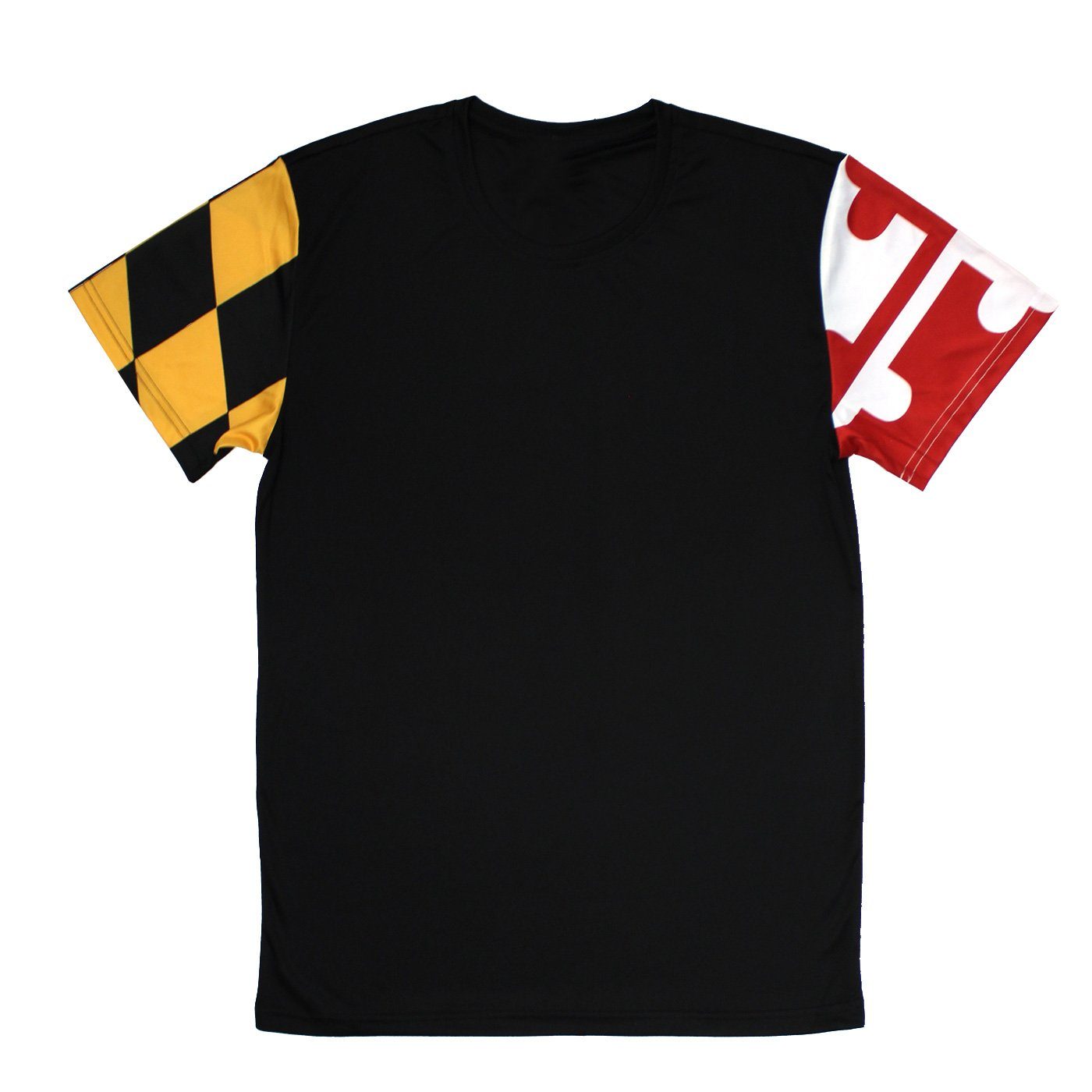 Maryland Flag Sleeves Sport (Black) / Shirt - Route One Apparel