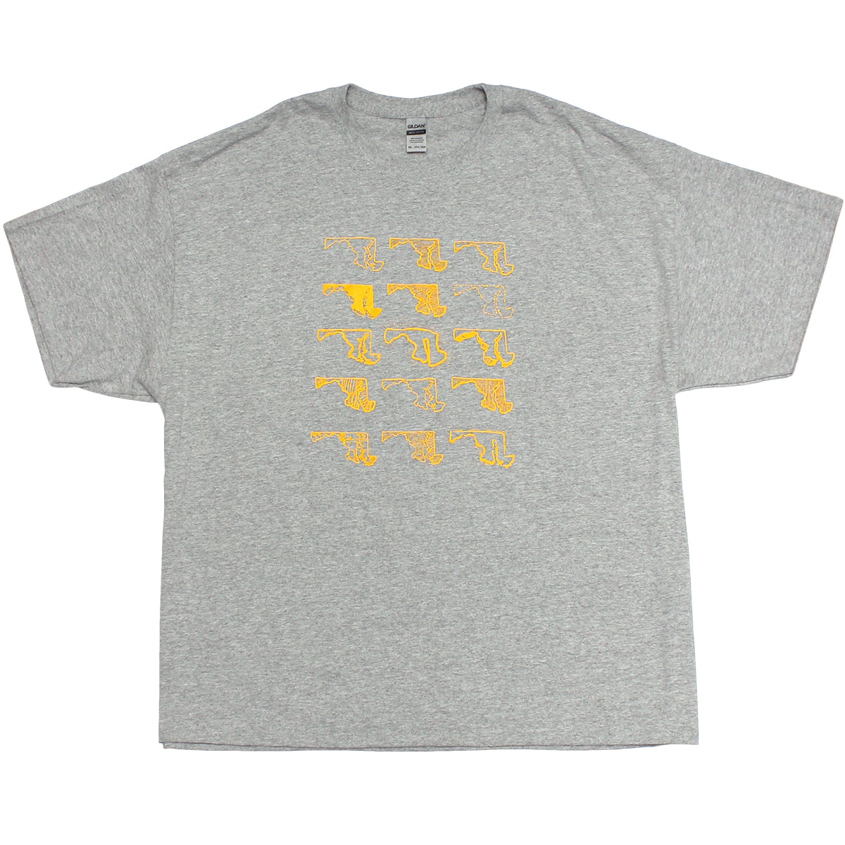 Many Shapes of Maryland (Grey) / Shirt - Route One Apparel