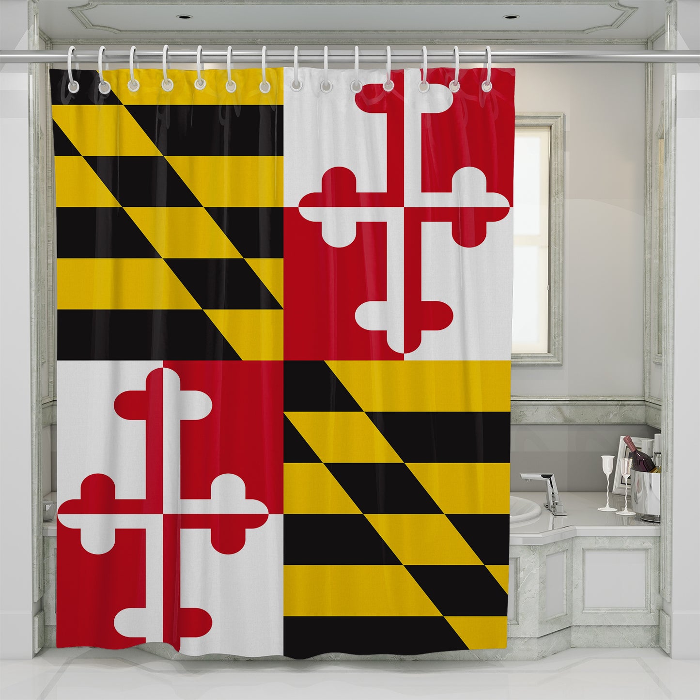 Maryland Flag / Shower Curtain - Route One Apparel