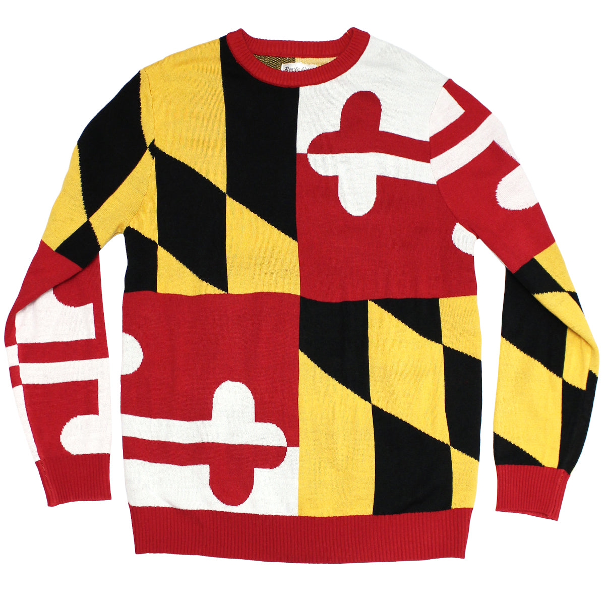 Maryland Flag Pattern / Knit Sweater - Route One Apparel