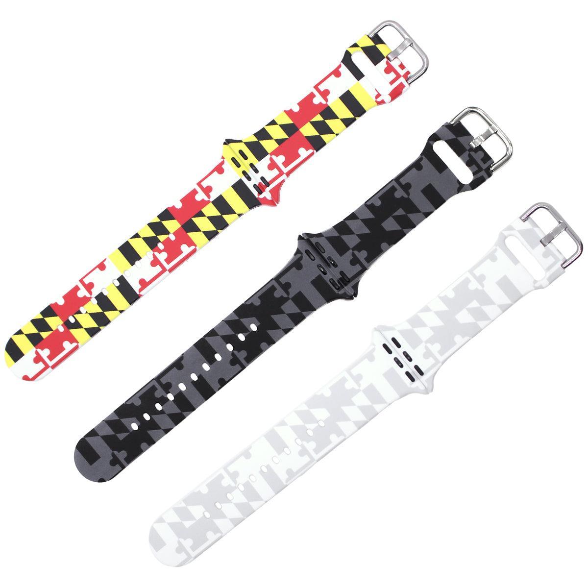 Maryland Pride (3-Pack) / Apple Watch Band - Route One Apparel