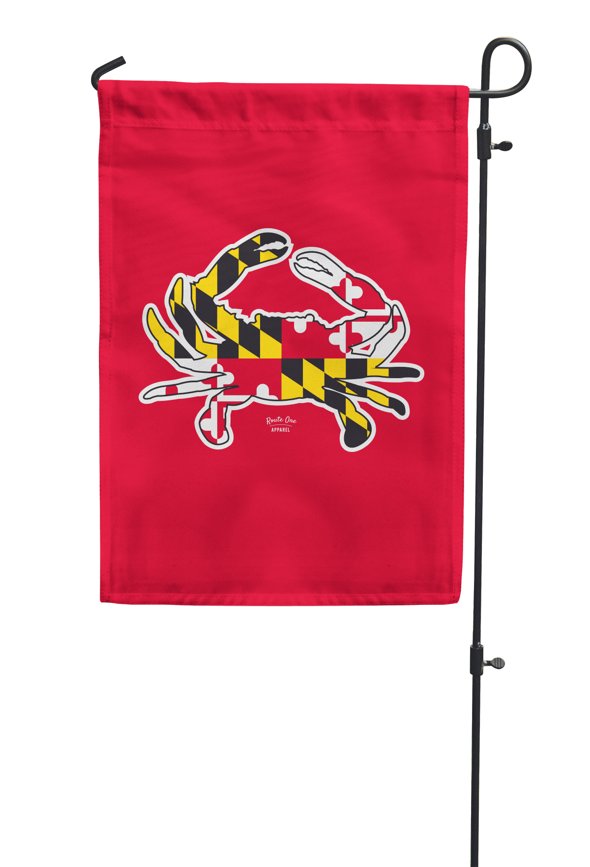 Maryland Full Flag Crab (Red) / Garden Flag - Route One Apparel