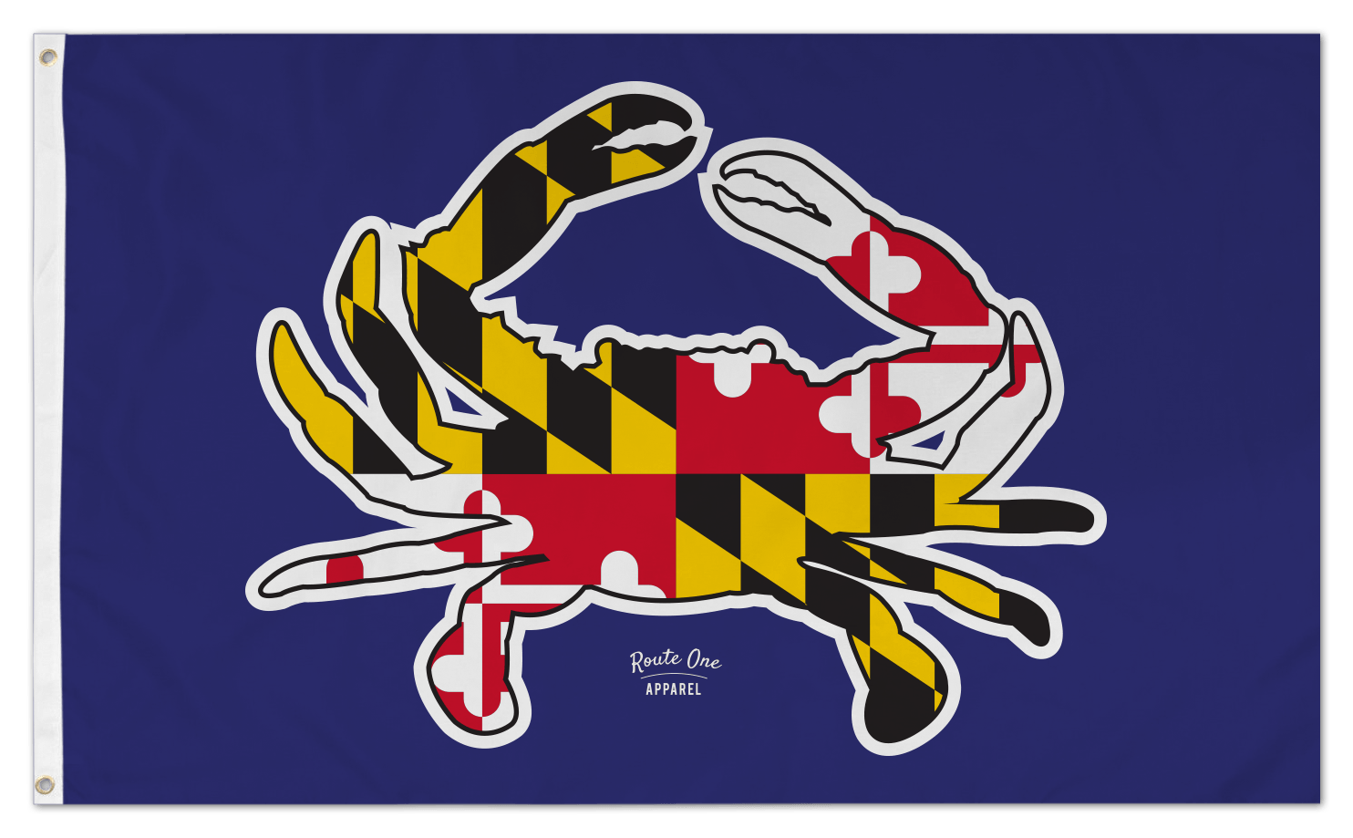 Maryland Full Flag Crab (Navy) / Flag - Route One Apparel