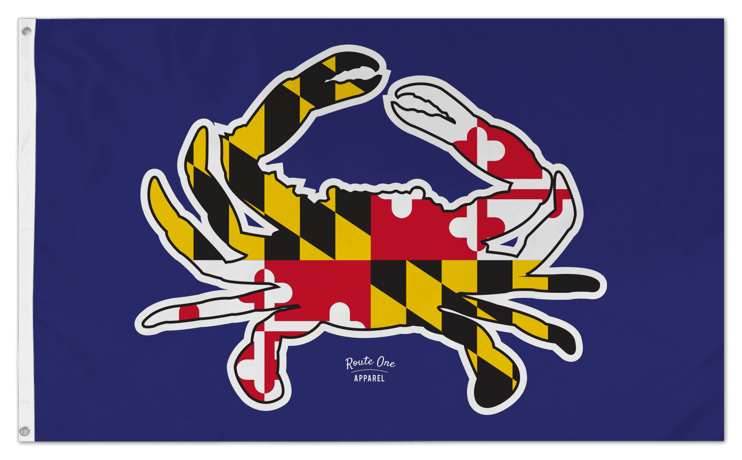 Maryland Full Flag Crab (Navy) / Flag - Route One Apparel
