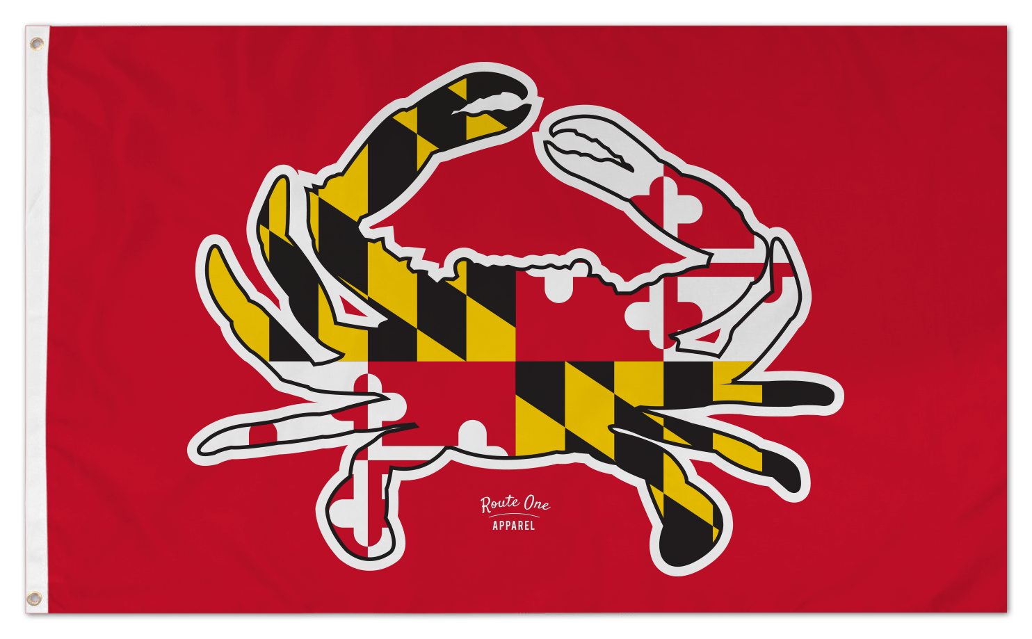 Maryland Full Flag Crab (Red) / Flag - Route One Apparel