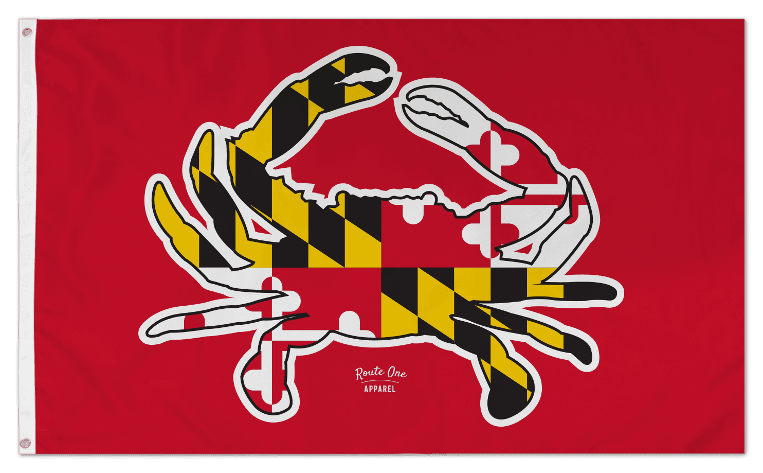 Maryland Full Flag Crab (Red) / Flag - Route One Apparel