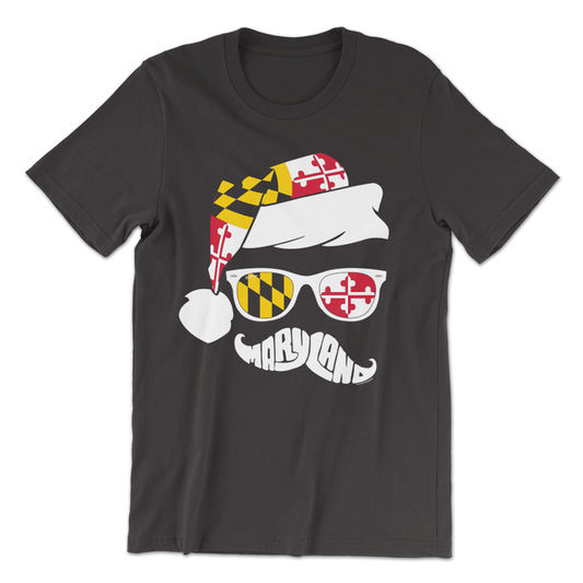 Holiday Maryland Mustache (Black) / Shirt - Route One Apparel