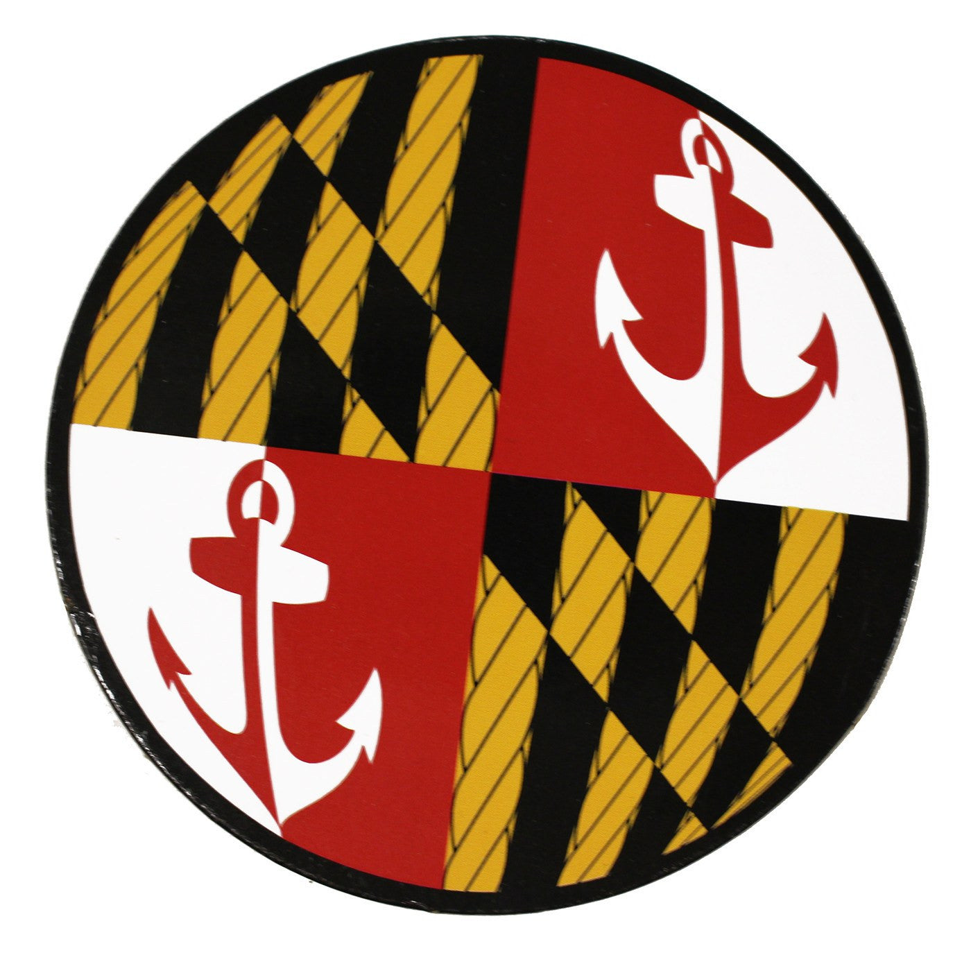 Maryland Nautical Flag Periscope / Cork Coaster - Route One Apparel