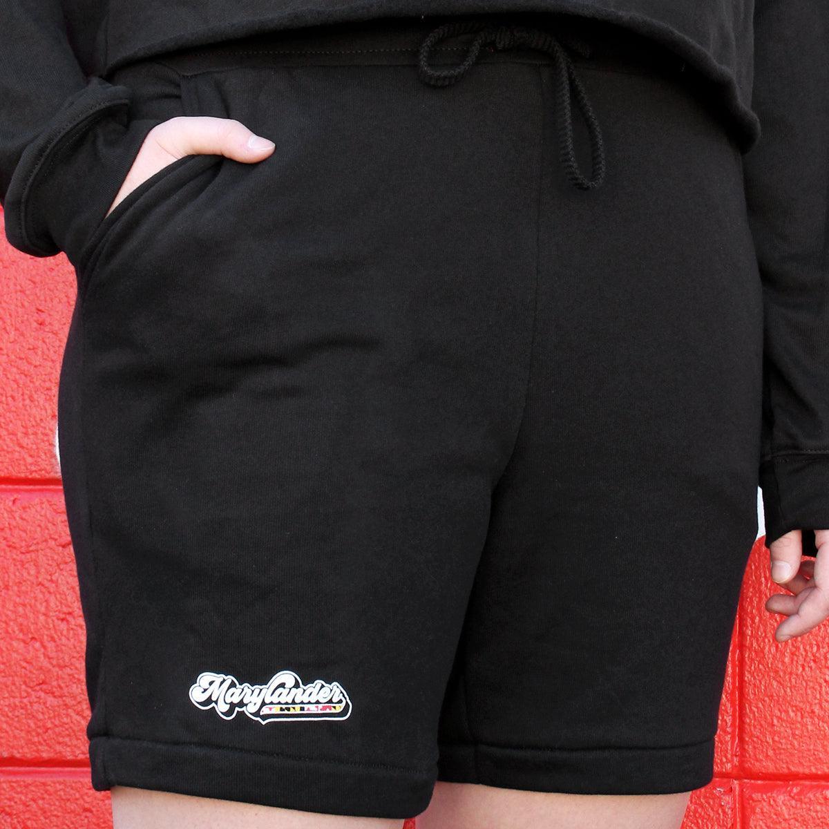 Marylander (Black) / Sweatshorts - Route One Apparel