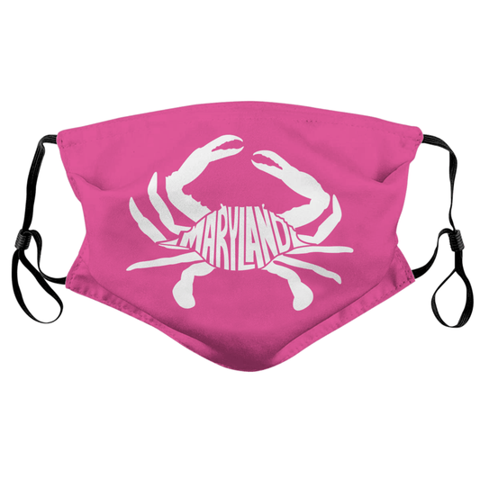 Maryland in Maryland Crab *Pink Edition* / Face Mask - Route One Apparel