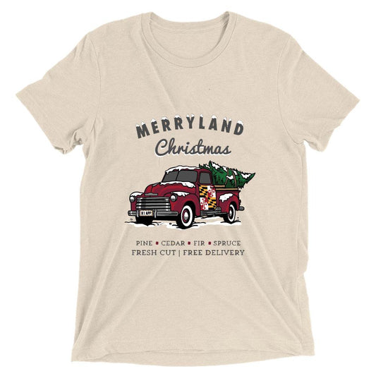 Merryland Christmas Tree Farm (Oatmeal) / Shirt - Route One Apparel