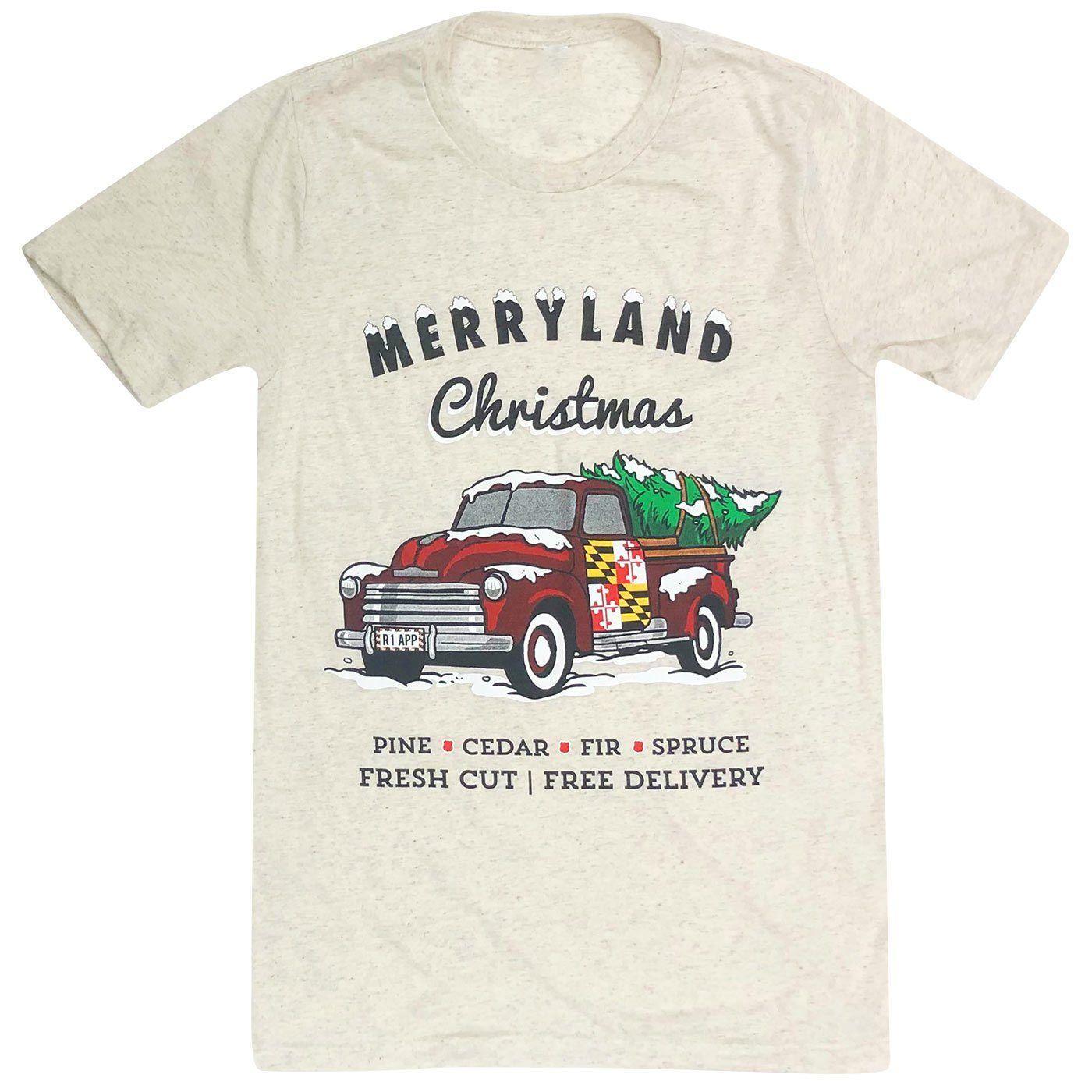 Merryland Christmas Tree Farm (Oatmeal) / Shirt - Route One Apparel