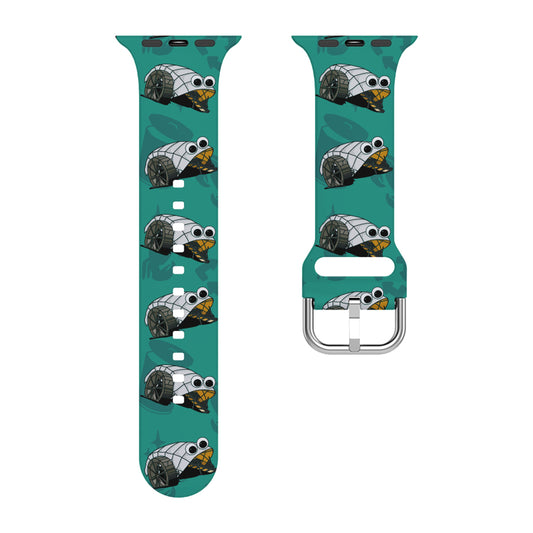 Mr. Trash Wheel (Teal) / Apple Watch Band - Route One Apparel