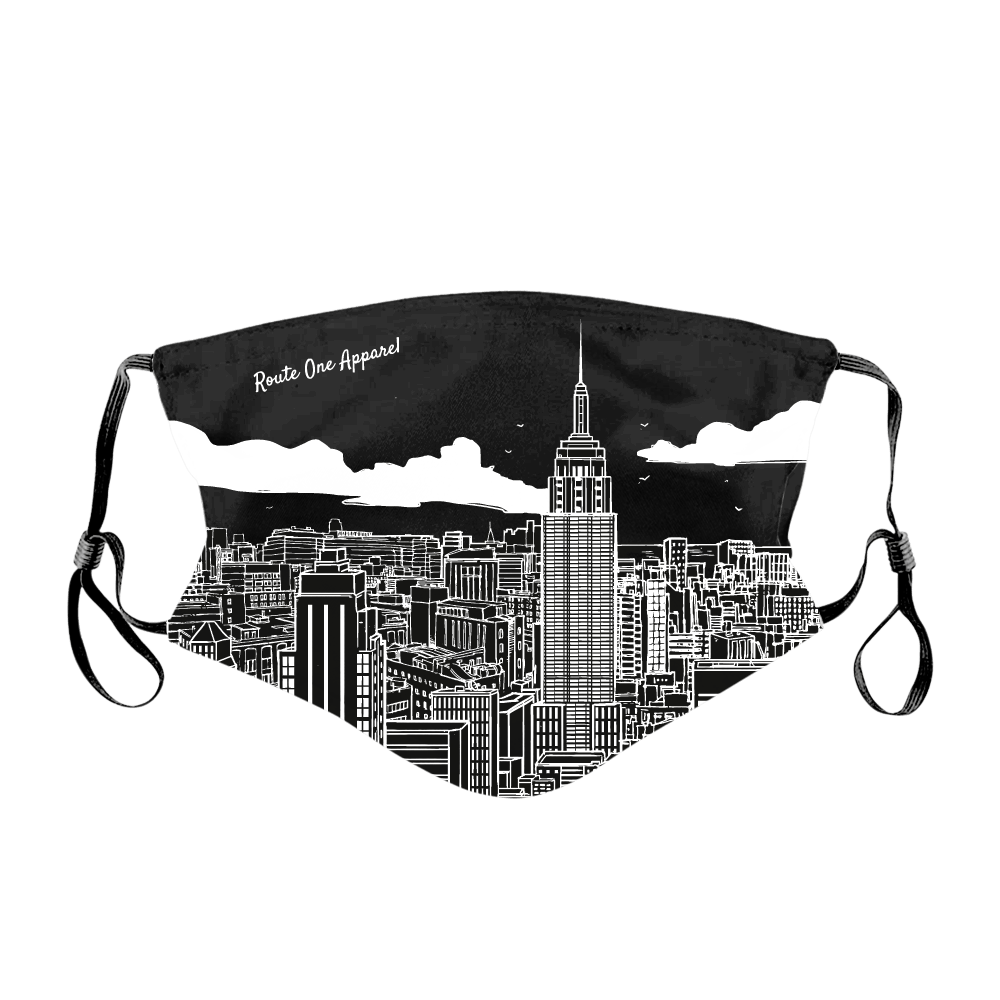 New York Buildings / Face Mask - Route One Apparel