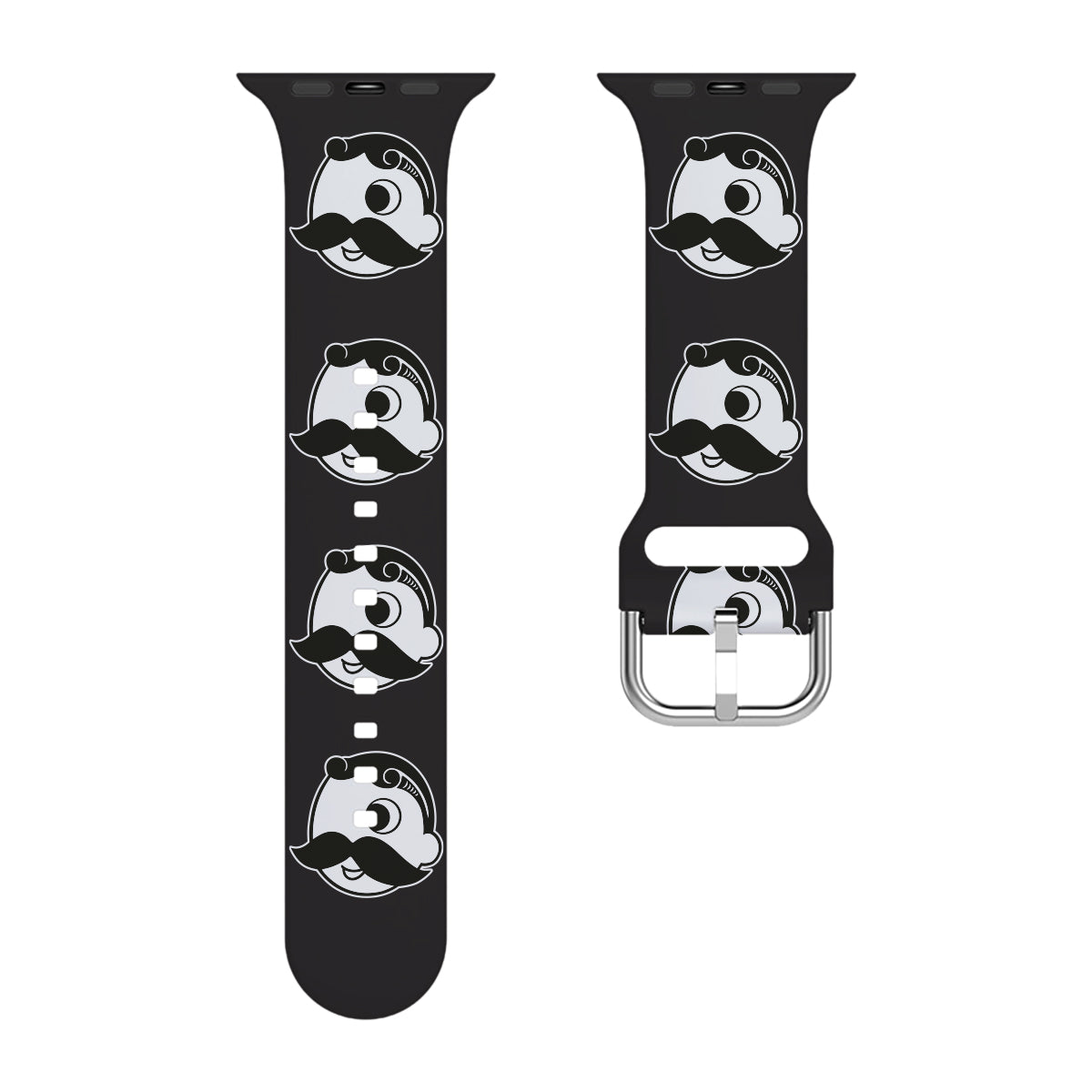 Natty Boh Logo (Black) / Apple Watch Band - Route One Apparel