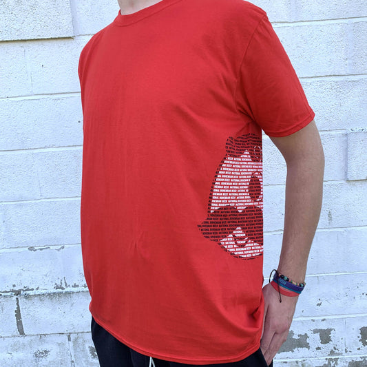National Bohemian Boh Logo Side (Red) / Shirt - Route One Apparel