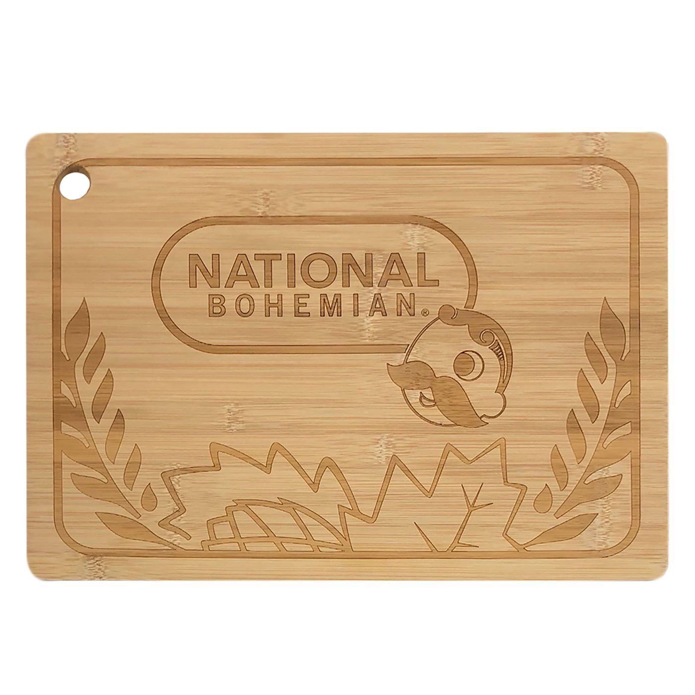 National Bohemian / Bamboo Cutting Board - Route One Apparel