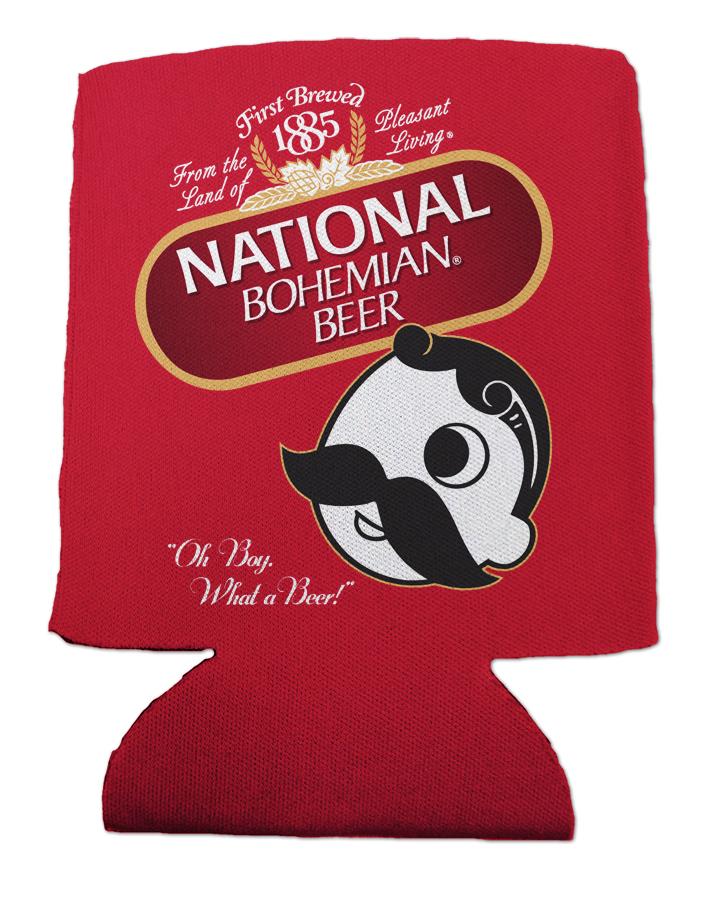 National Bohemian Beer (Red) / Can Cooler - Route One Apparel