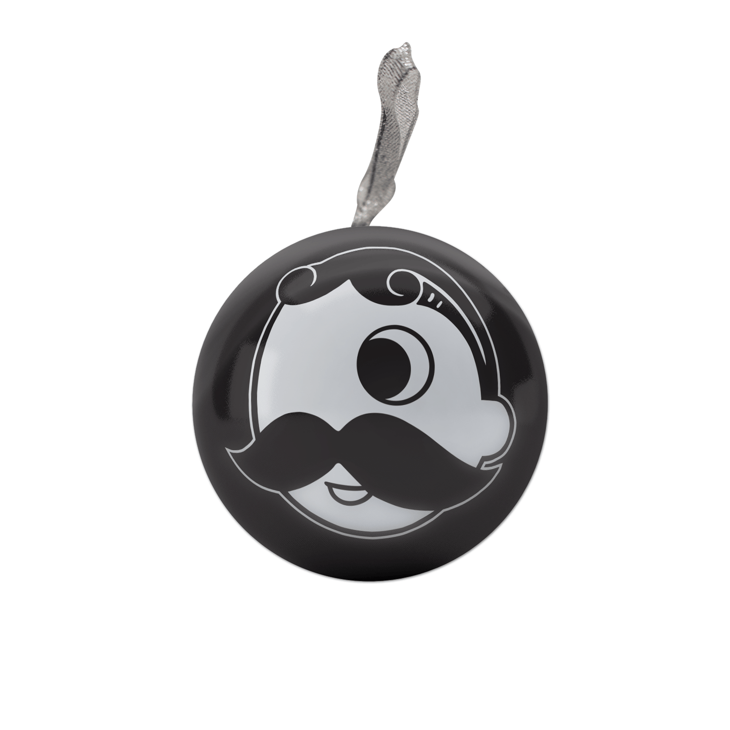 Natty Boh Logo (Black) / Tin Ball Ornament - Route One Apparel