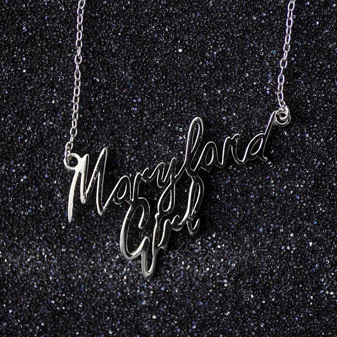 Maryland Girl (Sterling Silver) / Necklace - Route One Apparel