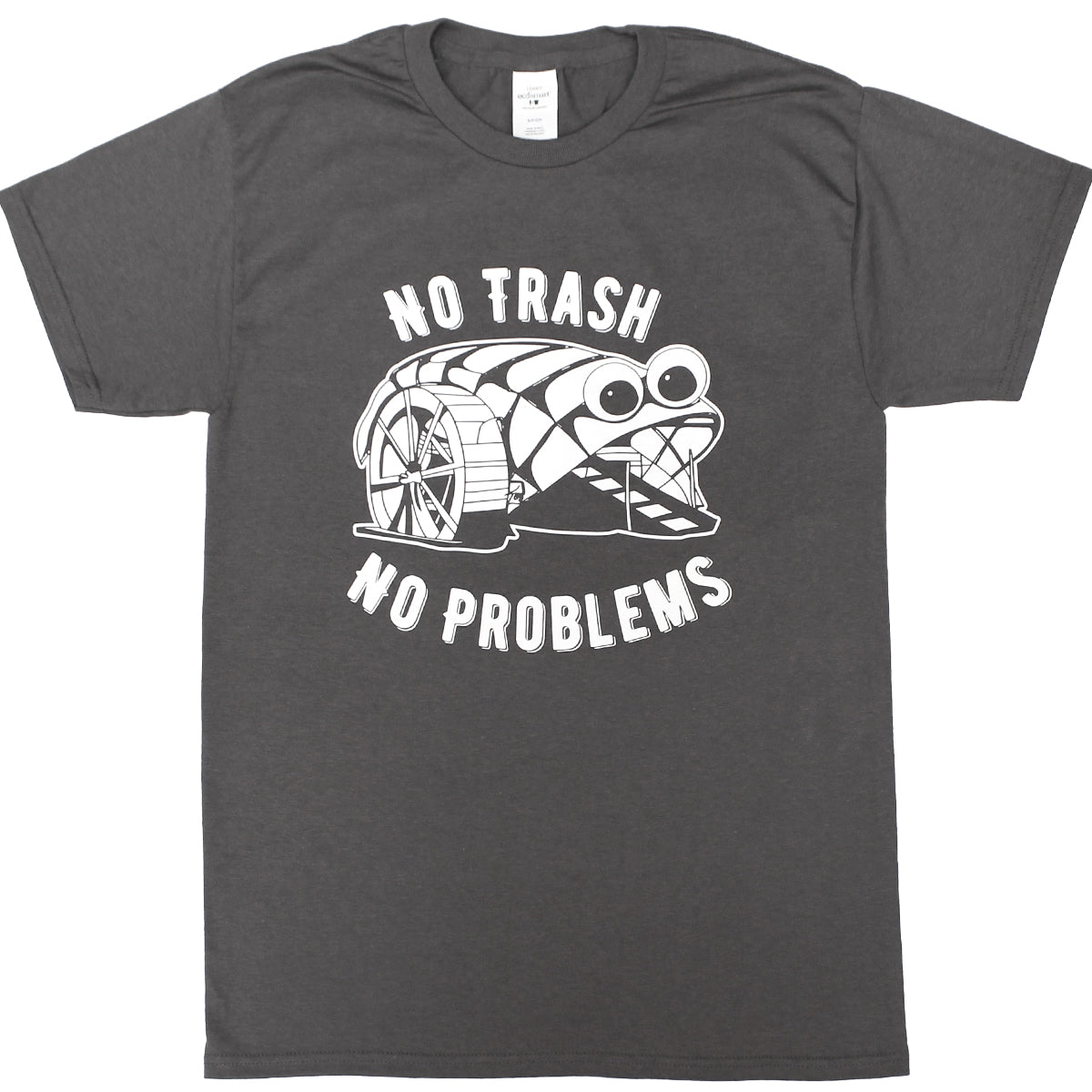 Mr. Trash Wheel - No Trash No Problems (Smoke Grey) / Shirt - Route One Apparel