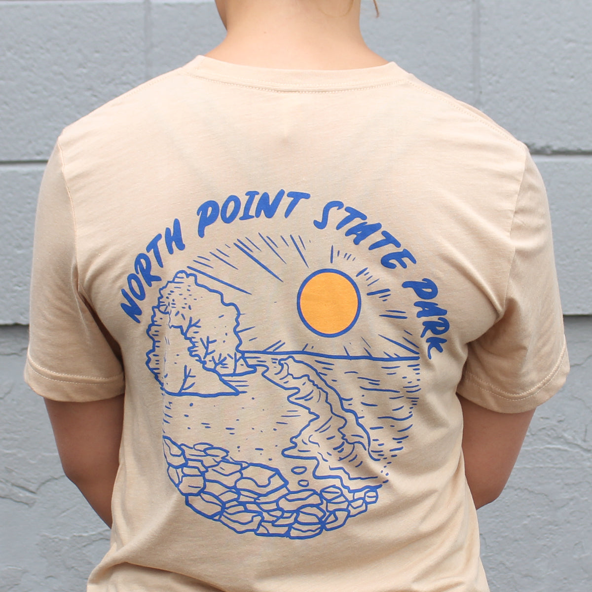 North Point State Park (Sand) / Shirt - Route One Apparel