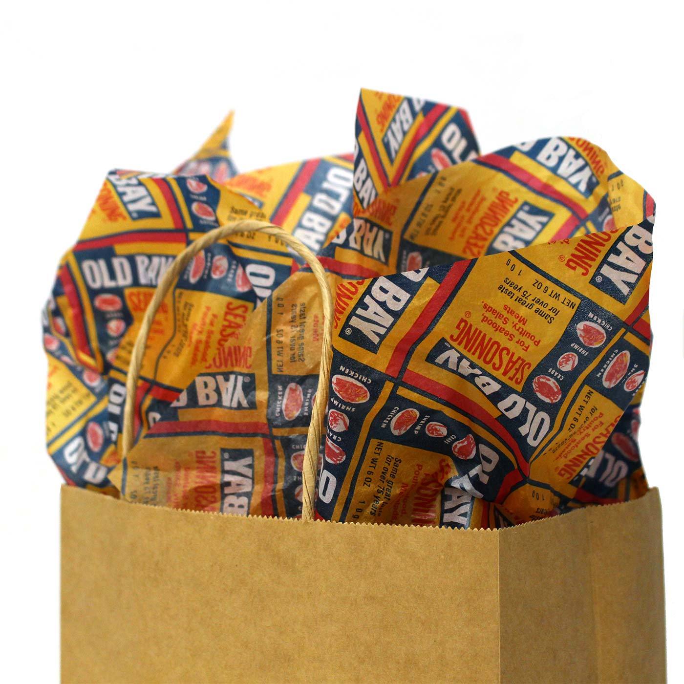 Flat Old Bay Can Pattern / Tissue Paper Pack - Route One Apparel