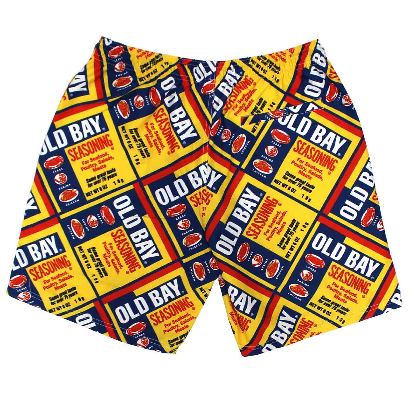 Flat Old Bay Can Pattern / Drawstring Walking Shorts - Route One Apparel