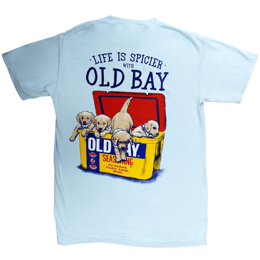 Old Bay Cooler with Puppies (Chambray) / Shirt - Route One Apparel
