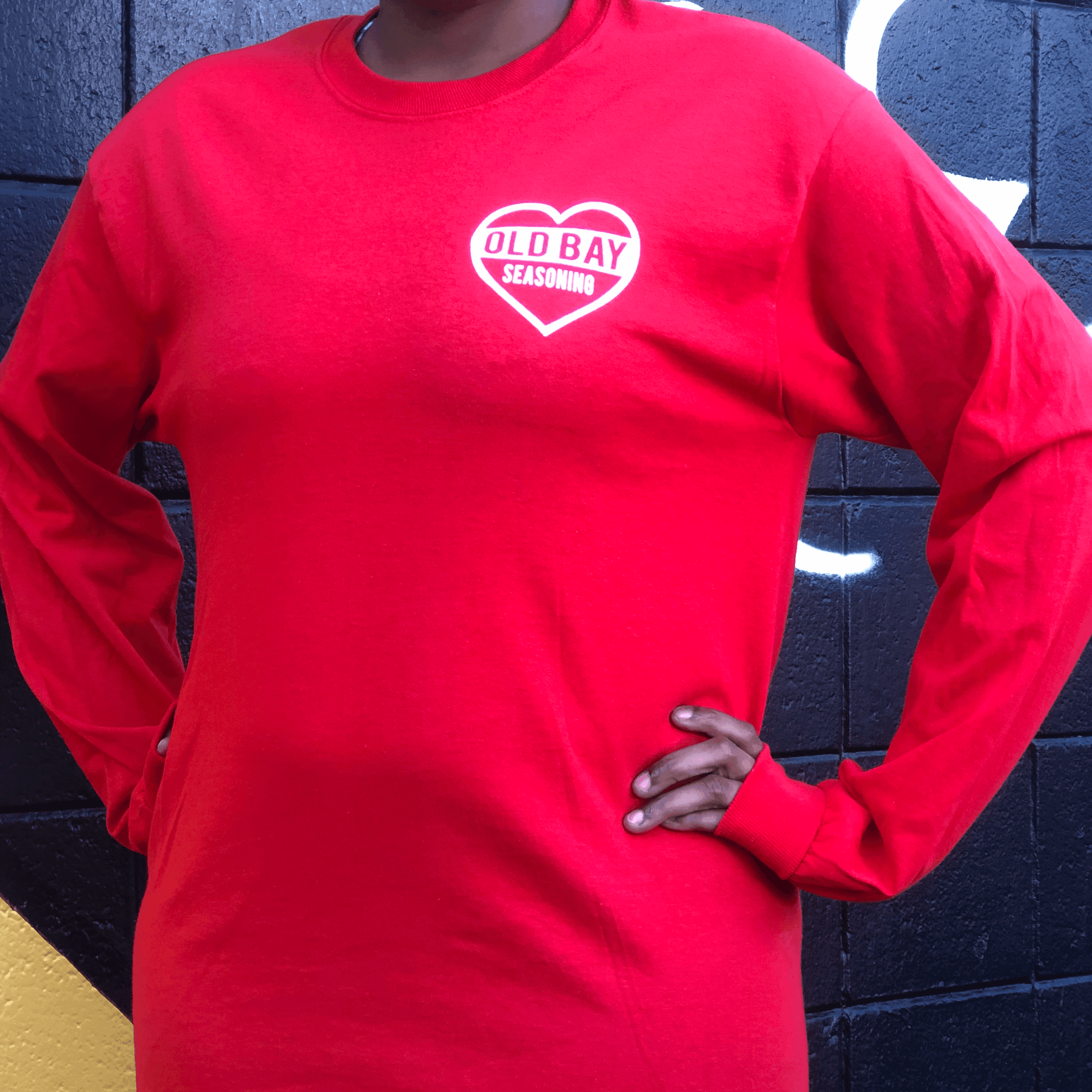 Old Bay Is My Favorite Season (Red) / Long Sleeve Shirt - Route One Apparel