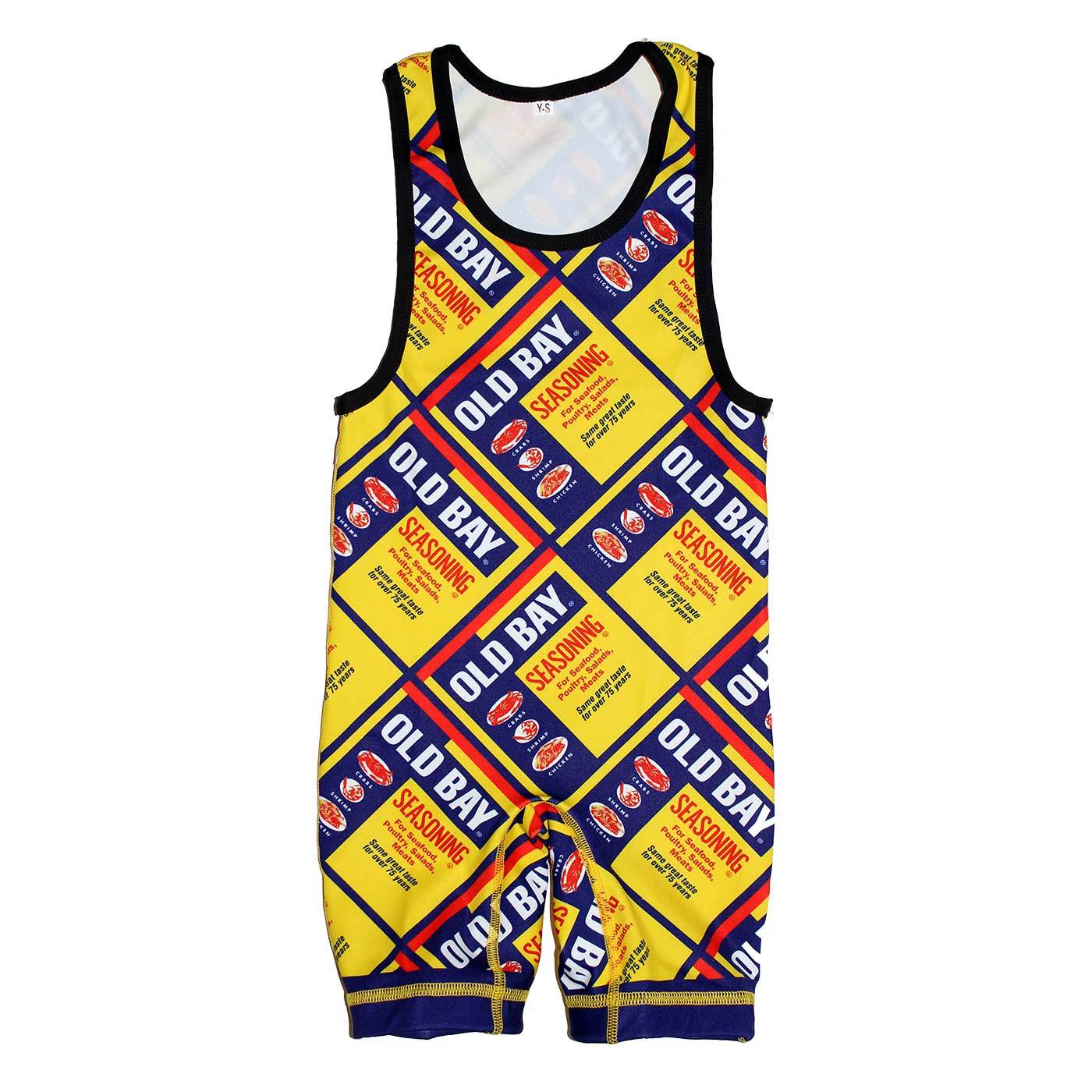 Flat Old Bay Can Pattern / Wrestling Singlet - Route One Apparel