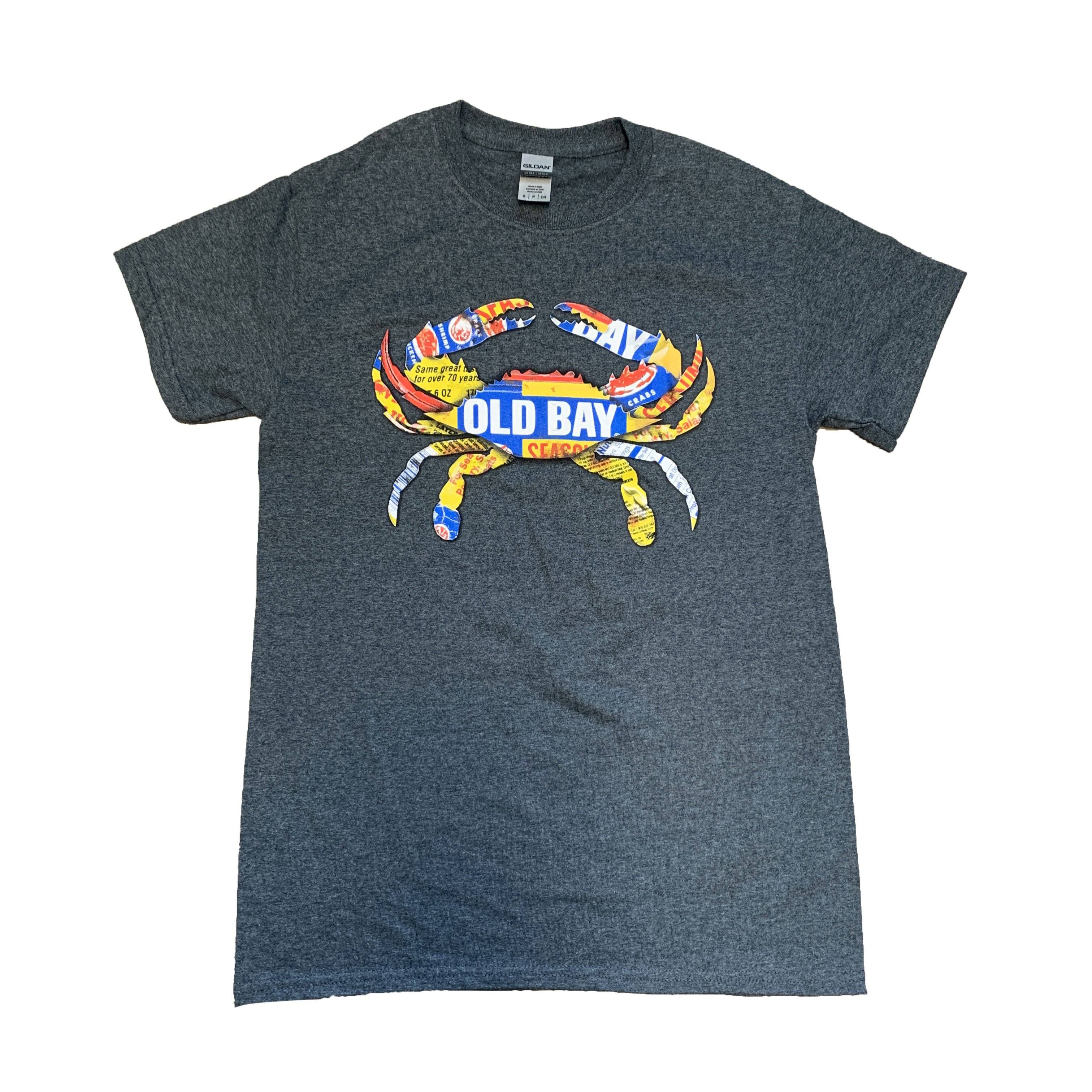 Old Bay Tin Crab (Dark Heather) / Shirt - Route One Apparel