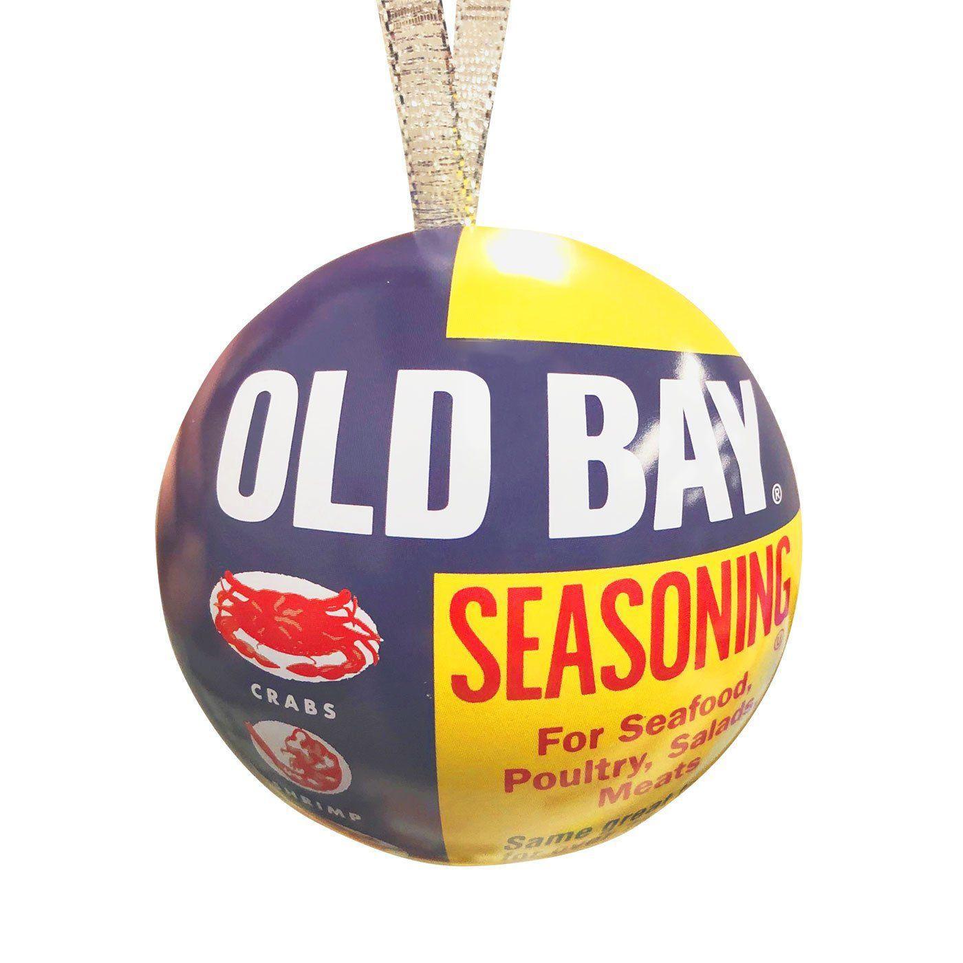 Old Bay Can / Tin Ball Ornament - Route One Apparel