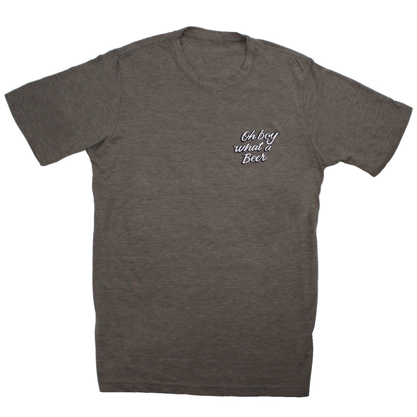 Oh Boy What A Beer (Ash) / Shirt - Route One Apparel