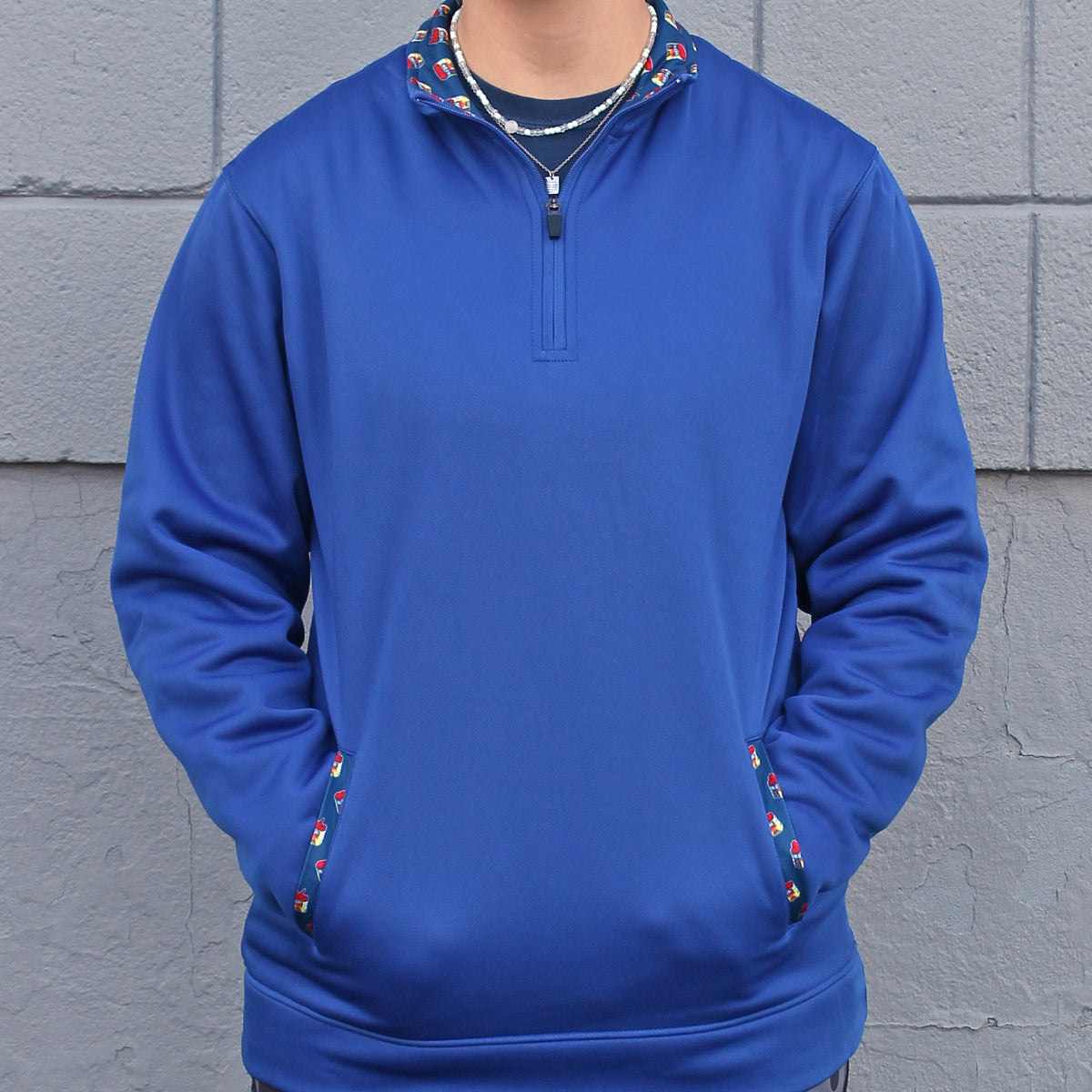 OLD BAY Can Trim (Blue) / Pullover - Route One Apparel
