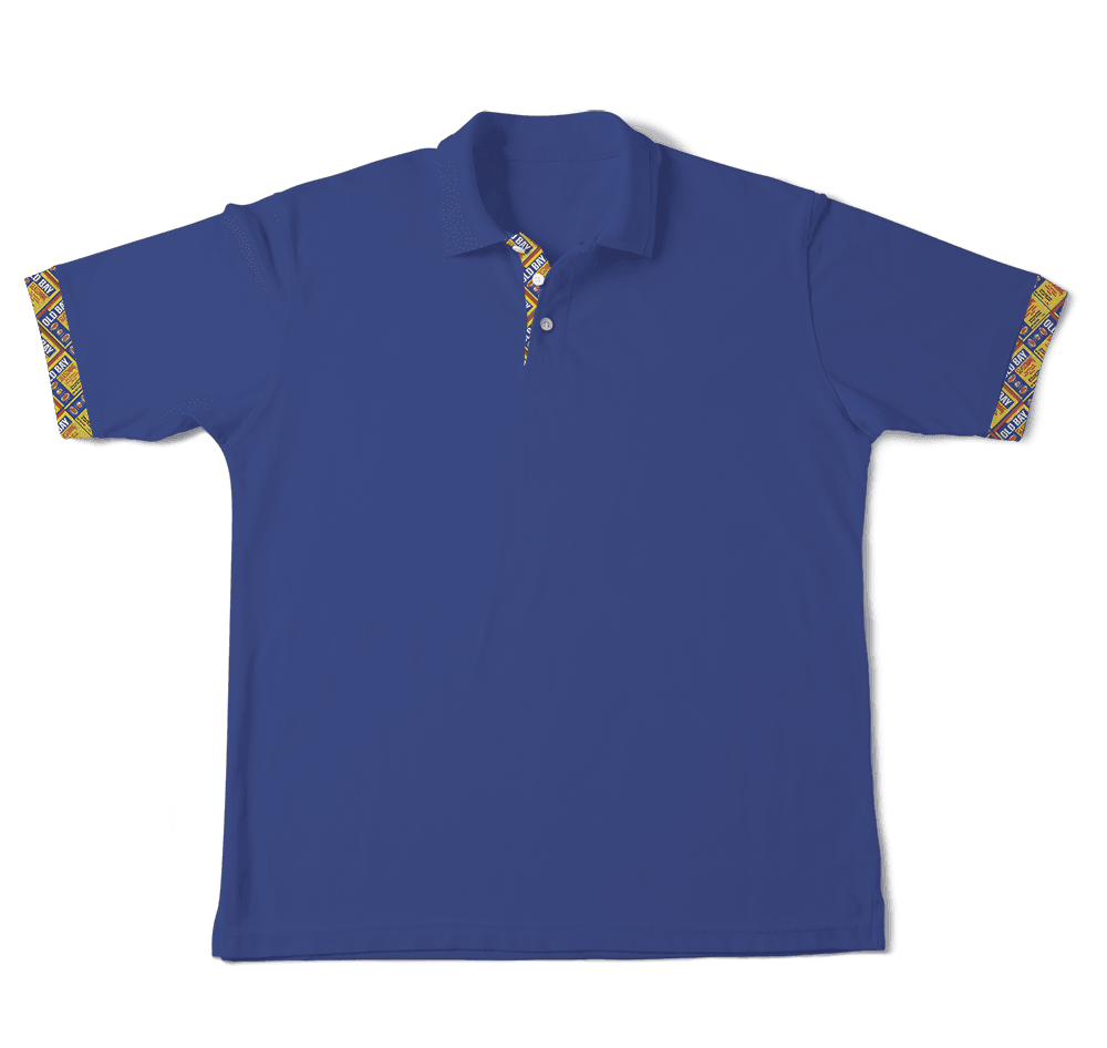Licensing - Old Bay Flat OLD BAY Can Pattern (Blue) / Polo