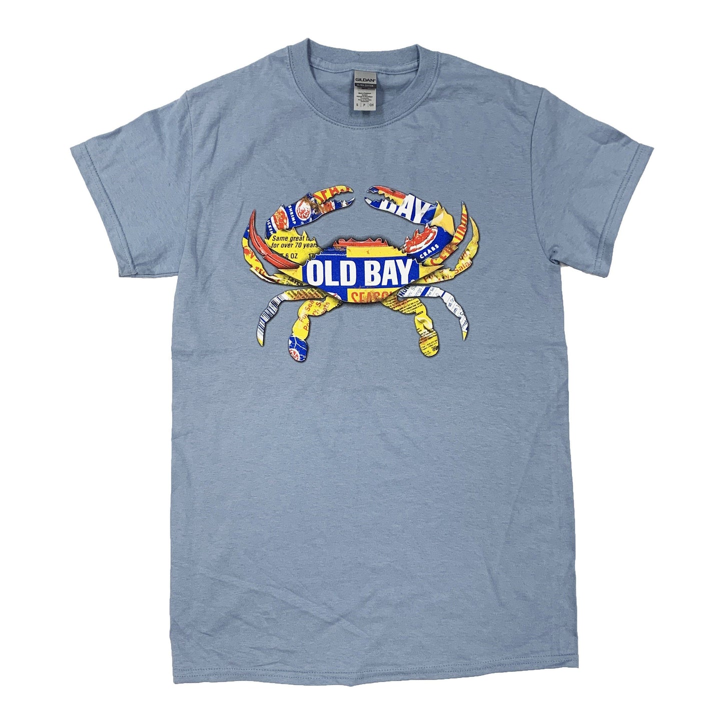 Old Bay Tin Crab (Stone Blue) / Shirt - Route One Apparel